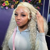 613 Curly Honey Blonde Lace Front Human Hair Wigs Loose Deep Wave 13x6 13×4 HD Water Wave Color Transparent Lace Frontal Wigs - MAGUSTA BEAUTY