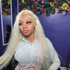 613 Curly Honey Blonde Lace Front Human Hair Wigs Loose Deep Wave 13x6 13×4 HD Water Wave Color Transparent Lace Frontal Wigs - MAGUSTA BEAUTY