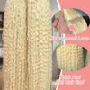 613 Curly Honey Blonde Lace Front Human Hair Wigs Loose Deep Wave 13x6 13×4 HD Water Wave Color Transparent Lace Frontal Wigs - MAGUSTA BEAUTY