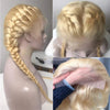 613 Curly Honey Blonde Lace Front Human Hair Wigs Loose Deep Wave 13x6 13×4 HD Water Wave Color Transparent Lace Frontal Wigs - MAGUSTA BEAUTY