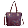 6/Piece Set Mother Handbag Vintage Tote Bags Printed High Quality Women's Bag Trend One Shoulder Crossbody Women Handbags Purse - MAGUSTA BEAUTY