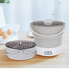 Foldable Electric Cooker 220V Mini Multifunction Hot Pot Food Steamer Cooking Machine for Dormitory Noodle Cooker for Travel