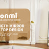Arched Full Length Mirror, 71"x26" Full Body Floor Mirror Standing Hanging or Leaning Wall, Full Body Mirror with Stand