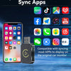 VR Robot Wireless Carplay Android Auto Dongle Mini Plug & Play 2 IN 1 Car Navigation Adapter WiFi BT Auto-connect