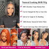 Brazilian Human Hair Wig Remy Bone Straight Hair Bob Wigs Full Machine Made Wig for Women 8-16 Inches Swiss Lace Bob Wigs 150%