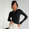 TUSHANGGE Women Long Sleeve T Shirt Spring Autumn Solid Casual Shirts Female Pullovers Tee Y2k Clothes Streetwear Crop Tops