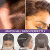 13x4 Transparent HD Lace Frontal Wig Short Bob Wig Human Hair Chocolate Brown #4 Lace Front Wigs Pre Plucked Short Straight Wig