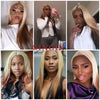 Ombre 613 Lace Front Human Hair Wigs Pre Plucked 13x4 HD Lace Front Wig Reverse Ombre Hair On Blonde 3 Tone Ombre Wigs On Sale