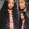 Mossily 220 Density Loose Wave 13x4 HD Lace Front Wig 40 Inch Brazilian Curly Deep Wave 13x6 Lace Frontal Human Hair Wigs Women