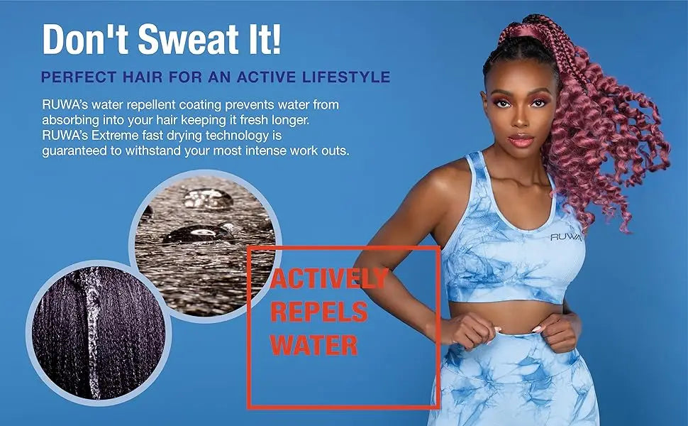Sensationnel XPRESSION 3X Ruwa Synthetic Hair Braids Pre-Stretched Braid 24" - Lightweight, Easy to Install