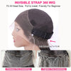 13x6 13x4 Deep Wave Frontal Wig Snug Fit Transparent 30 Inch Invisible Strap 360 Full Hd Lace Front Wig Glueless Wig Human Hair