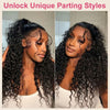 13x6 13x4 Deep Wave Frontal Wig Snug Fit Transparent 30 Inch Invisible Strap 360 Full Hd Lace Front Wig Glueless Wig Human Hair