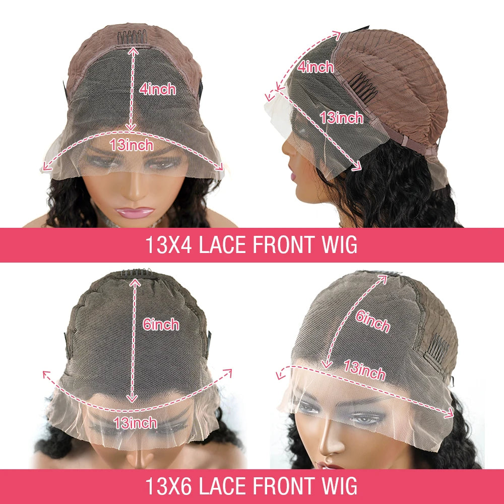 250% 13x6 hd lace frontal kinky straight human hair wigs For Women Glueless Brazilian 13x4 Yaki Straight lace front Wig On Sale