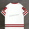 Mens 3D Numbers Printed Short Sleeve T Shirt Man V Neck Sportwear Brooklyn Racing Football Tee Vintage Casual Tops Men Clothes