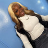 Ombre 613 Lace Front Human Hair Wigs Pre Plucked 13x4 HD Lace Front Wig Reverse Ombre Hair On Blonde 3 Tone Ombre Wigs On Sale