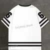 Mens 3D Numbers Printed Short Sleeve T Shirt Man V Neck Sportwear Brooklyn Racing Football Tee Vintage Casual Tops Men Clothes