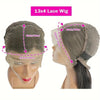 13x4 Transparent HD Lace Frontal Wig Short Bob Wig Human Hair Chocolate Brown #4 Lace Front Wigs Pre Plucked Short Straight Wig