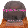 350# 13x6 200 Density 350 Ginger Orange 30 40 inch Lace Front Wig Human Hair Wigs 13x4 HD Lace Frontal Curly Wig For Woman