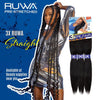 Sensationnel XPRESSION 3X Ruwa Synthetic Hair Braids Pre-Stretched Braid 24" - Lightweight, Easy to Install