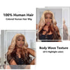 Ombre 613 Lace Front Human Hair Wigs Pre Plucked 13x4 HD Lace Front Wig Reverse Ombre Hair On Blonde 3 Tone Ombre Wigs On Sale