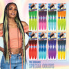 Sensationnel XPRESSION 3X Ruwa Synthetic Hair Braids Pre-Stretched Braid 24" - Lightweight, Easy to Install