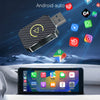 VR Robot Wireless Carplay Android Auto Dongle Mini Plug & Play 2 IN 1 Car Navigation Adapter WiFi BT Auto-connect