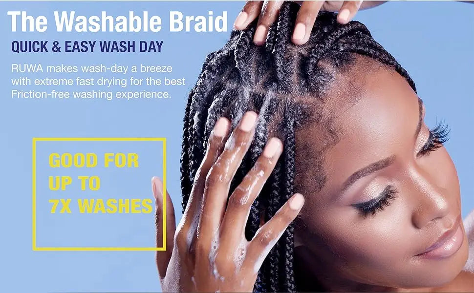 Sensationnel XPRESSION 3X Ruwa Synthetic Hair Braids Pre-Stretched Braid 24" - Lightweight, Easy to Install