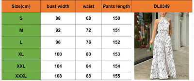 Summer women's geometric printed sleeveless pants with elegant temperament cinched waist tie up hanging neck style jumpsuit
