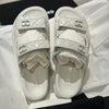 2025 New leather slipper for women going out in summer new Roman all-match beach flats