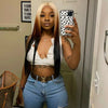 Ombre 613 Lace Front Human Hair Wigs Pre Plucked 13x4 HD Lace Front Wig Reverse Ombre Hair On Blonde 3 Tone Ombre Wigs On Sale
