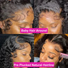 Curly Short Bob 200% HD 13X4 Lace Frontal 100% Natural Human Hair Wigs Deep Water Wave 13X4 Lace Front Wig 4x4 Closure For Women