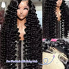 Mossily 220 Density Loose Wave 13x4 HD Lace Front Wig 40 Inch Brazilian Curly Deep Wave 13x6 Lace Frontal Human Hair Wigs Women