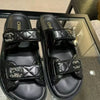 2025 New leather slipper for women going out in summer new Roman all-match beach flats