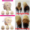 Ombre 613 Lace Front Human Hair Wigs Pre Plucked 13x4 HD Lace Front Wig Reverse Ombre Hair On Blonde 3 Tone Ombre Wigs On Sale