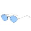 Rimless Diamond Sunglasses Square Women Men Retro Sun Glasses Brand Designer Eyewear UV400 Shades Oculos Female Gafas