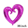 Love Heart Bear Foil Balloons Happy Birthday Valentine’s Day Party Decor Air Helium Globos Wedding Decorations Kids Toys Balloon