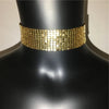 Fashion Metal Sequins Chokers Necklace Jewelry Women Statement Choker Wedding Necklace Jewelry Accessories For A Gift