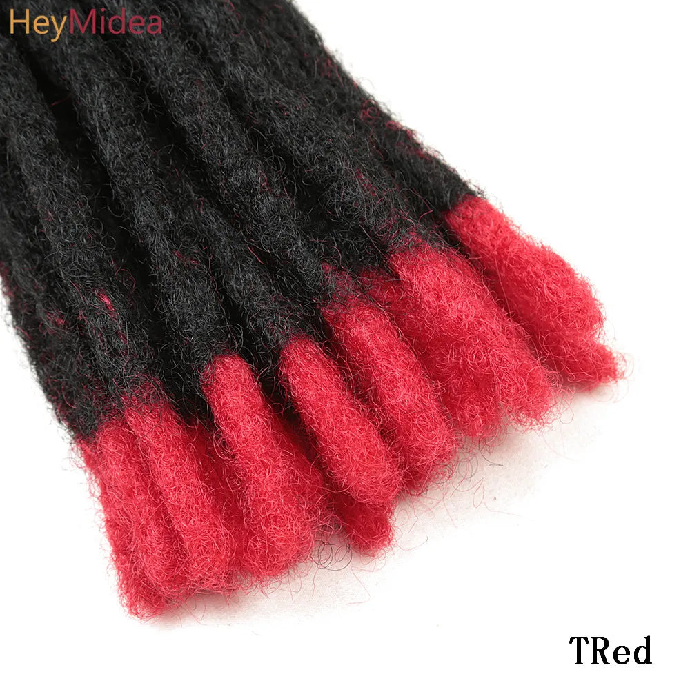 10 Inch Synthetic Dreadlocks Crochet Braids Hair  Handmade Locs Hip-Hop Style For Men And Women Ombre Braiding wig Extensions He