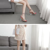 Eilyken New Design Sexy White String Bead High Heels Women Sandals Summer Gladiator Party Dress Buckles Pumps Shoes Size 35-42