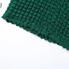 Kliou Stunning Stacked Mini Dress Women Sexy Solid Mock Neck Sleeveless Draw String Bodycon Party Clubwear Elegant Female Skirt