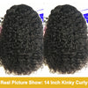 Brazilian Kinky Curly Headband Wig Human Hair 8-30 Inch Remy Kinky Curly Human Hair Wigs For Women 180% Density Full Machine Wig