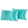 1Pc Queen Satin Silk Pillowcase Pillow Case Cover Home Bedding Smoothy Pillow Rectangle Bedding Pillow
