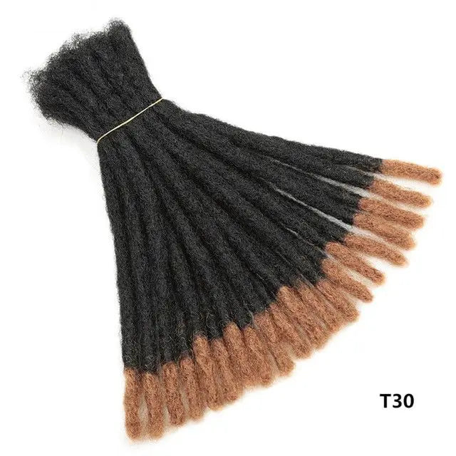 10 Inch Synthetic Dreadlocks Crochet Braids Hair  Handmade Locs Hip-Hop Style For Men And Women Ombre Braiding wig Extensions He