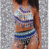 2024 NEW Crystal Masquerade Face Jewelry Women Party Accessories Fashion Fishing Net Metal Rhinestone Sequined Veil Body Jewel