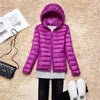 Women Puffer Jacket 15 Colors Plus Size 5XL 6XL 7XL 2025 New Spring Autumn Female Ultra Lightweight Packable Hooded Down Coats