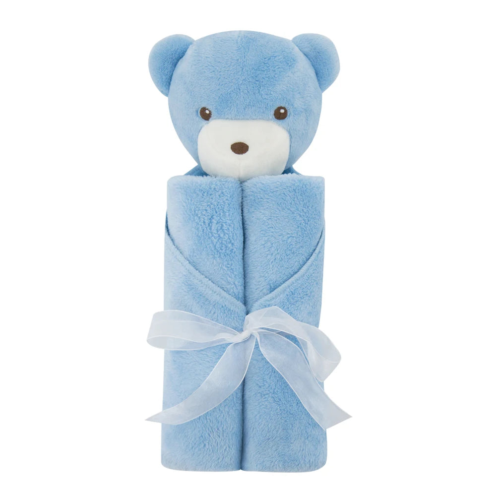 Baby Plush Blankets Stroller Comforter Winter Newborn Bed Sheet Grey Elephants Kid Boy Girl Swaddle Wrap Cobertor Infantil Quilt
