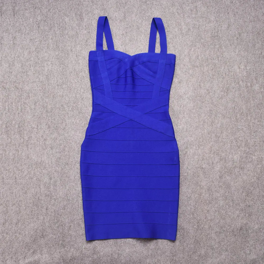Quality Fuchsia Red Bandage Dress 2023 For Girl SweetHeart Mini Pencil Slim Dress Bodycon XL Purple Black White Party Vestidos