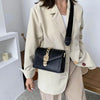 Fashion Women Chain Crossbody Bag Leisure Splice Small Square Shoulder Bag Luxury Design Messenger Bag Travel Purse and Handbag