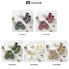 Baby Shoes + Gloves Set Knit Newborn Girls Boys Boots Mitten Fashion Butterfly-knot Toddler Infant Slip-On Bed Shoes Hand Made