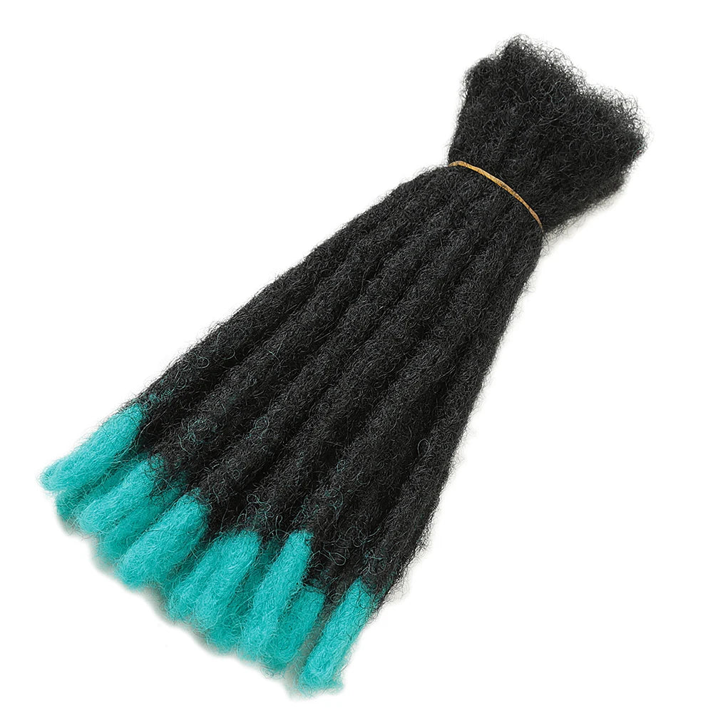 10 Inch Synthetic Dreadlocks Crochet Braids Hair  Handmade Locs Hip-Hop Style For Men And Women Ombre Braiding wig Extensions He